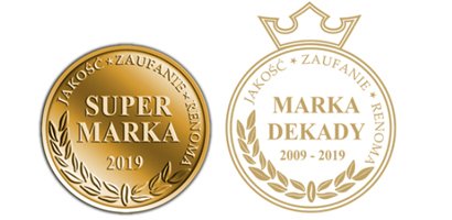 Rolmarket.pl ponownie otrzymał tytuł Super Marka 2019 oraz specjalne godło Marka Dekady. 
